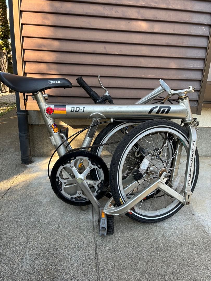 BD-1 折りたたみ自転車 シルバー【ジャンク品】