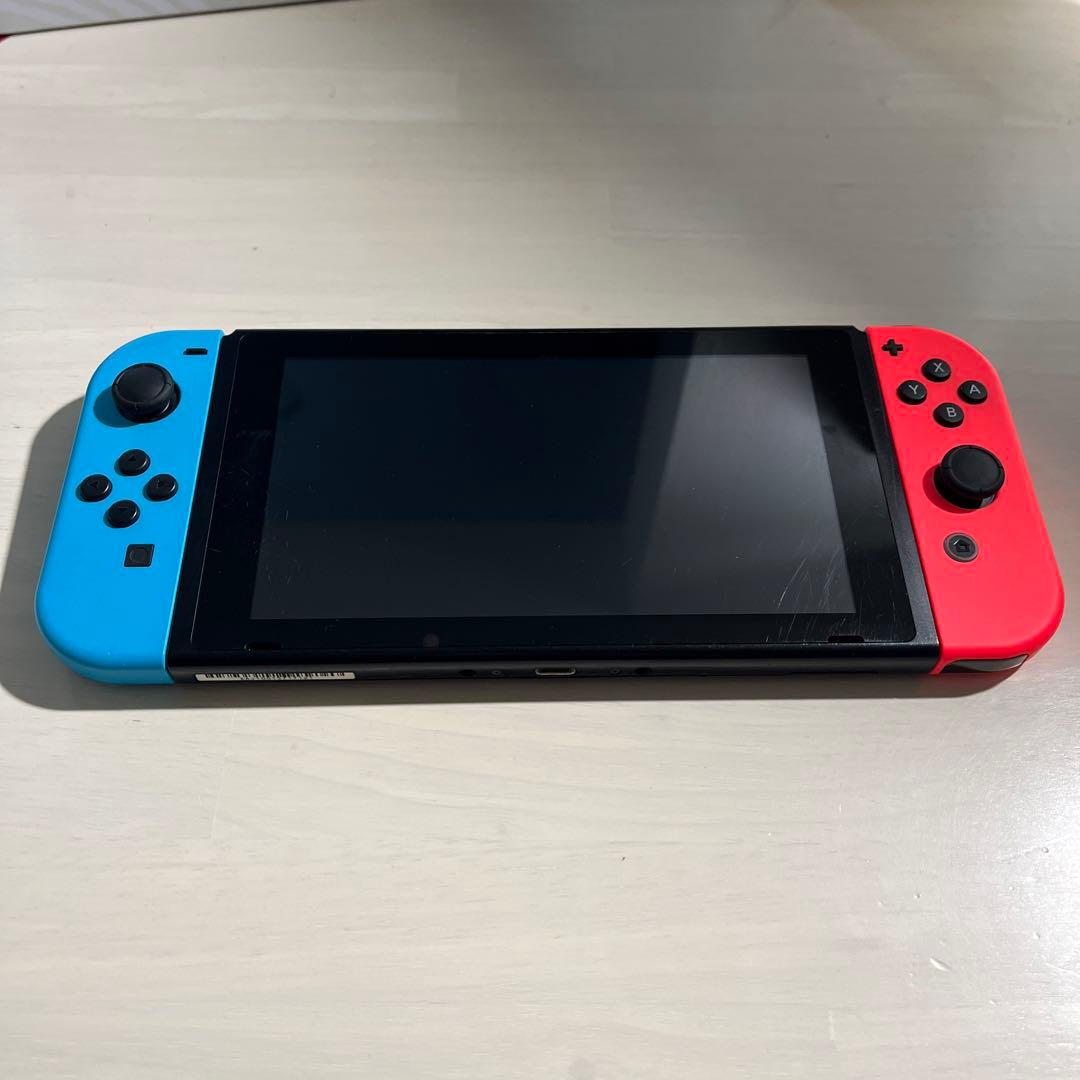Nintendo Switch 青/赤 本体 Joyコン　純正AC DOC二種