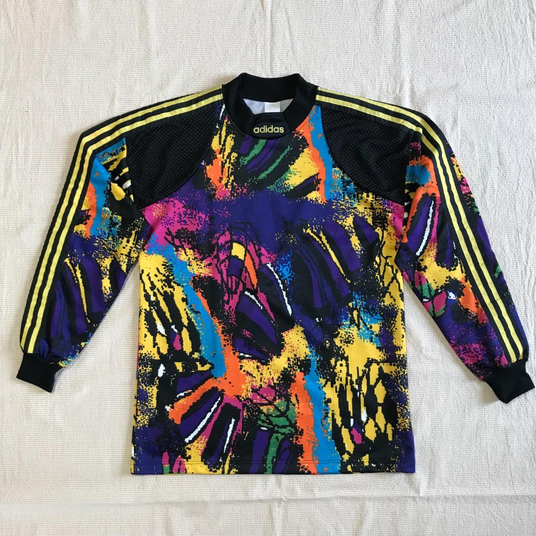 最終値下！レア品　アディダス９０’ビンテージ　GKシャツ　Mサイズ(UK)