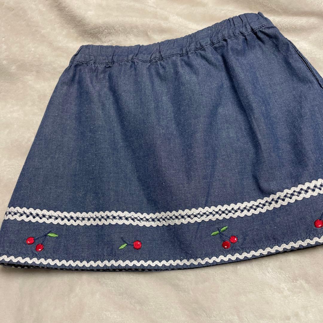 美品ファミリア❤️可愛いTシャツ＆スカートのセット❤️80㎝