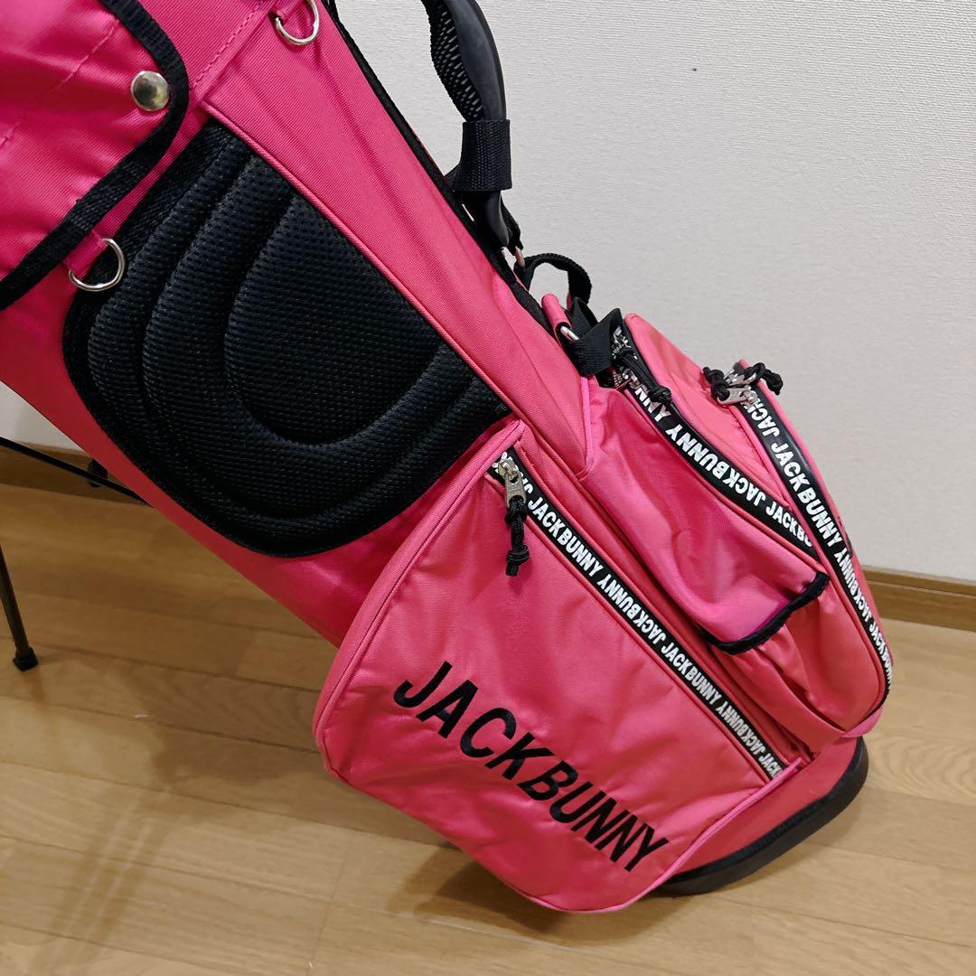 K481 JACKBUNNY スタンドキャディバッグ ピンク