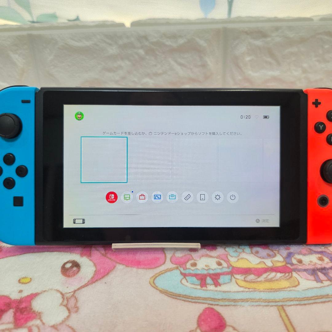 532【良品】Nintendo Switch 本体 未対策機 　 液晶キズ無し