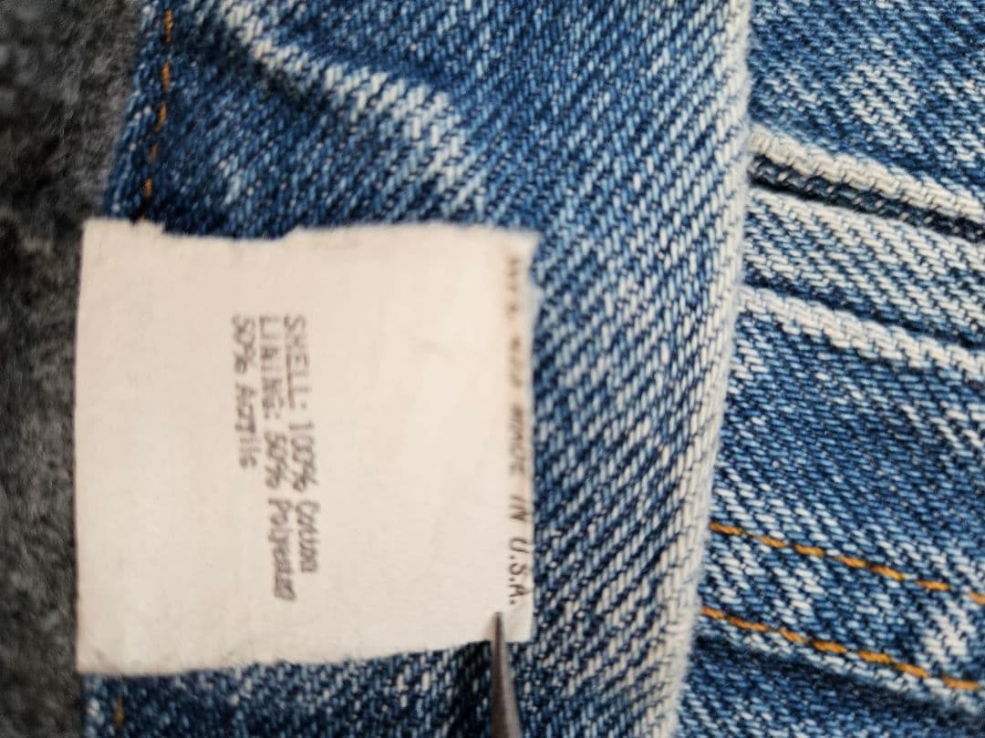 リーバイス USA製デニムジャケット 70506 サイズ42 ブランケット
