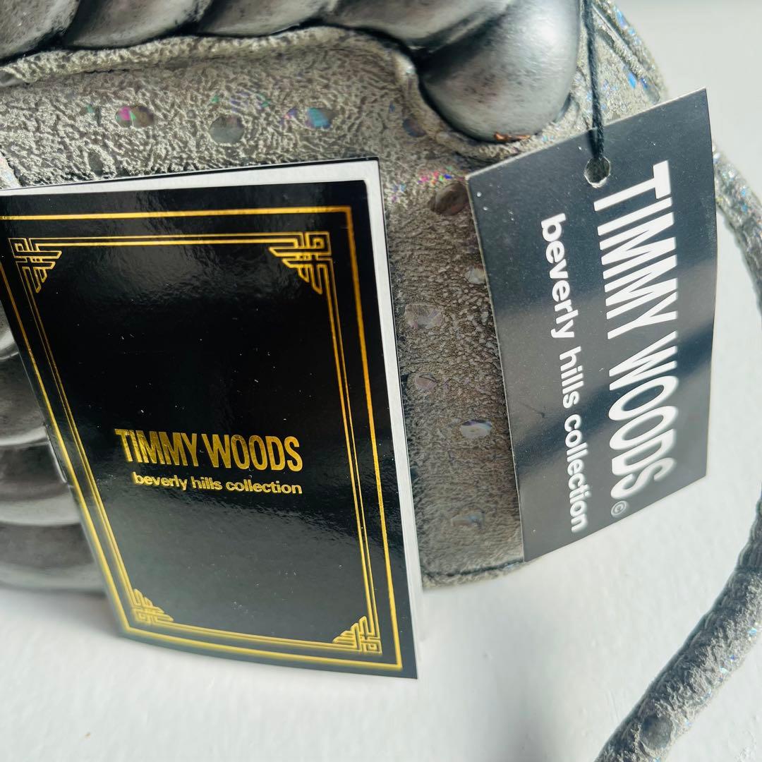 ティミーウッズ　TIMMY WOODS 2wayショルダーバッグ シルバー