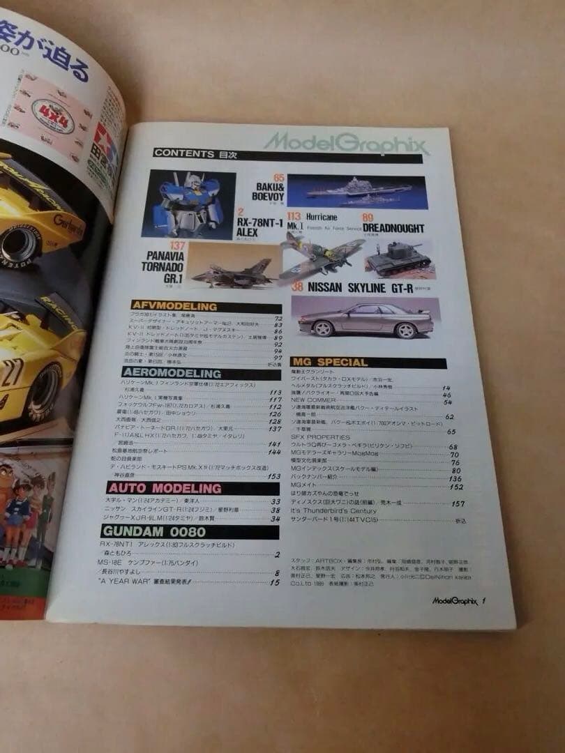 モデルグラフィックス　1989年〜1990年ごろの13冊