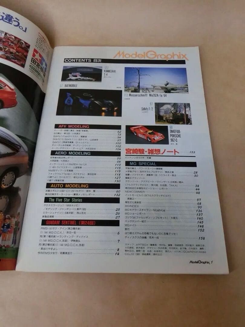 モデルグラフィックス　1989年〜1990年ごろの13冊