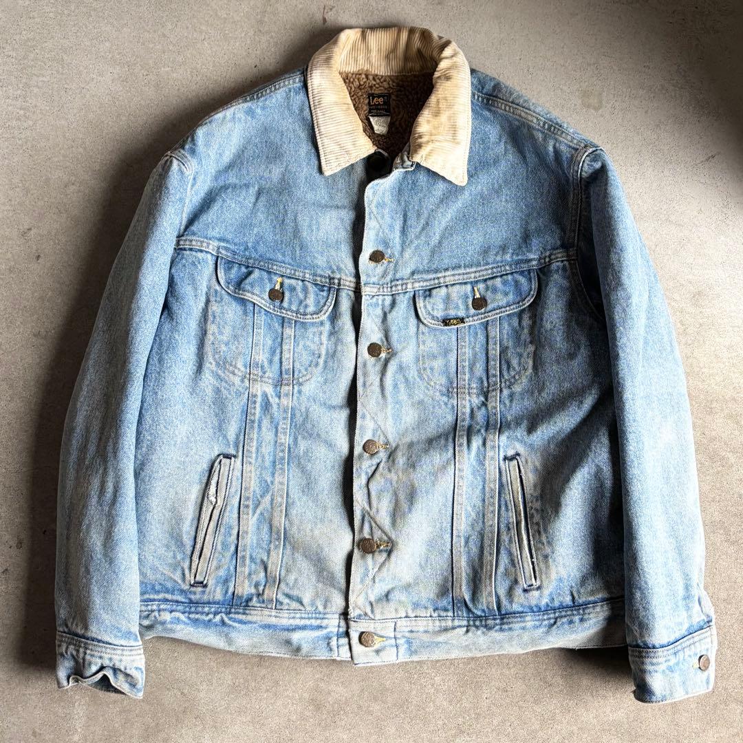 【Lee】USA製 Boa Denim Trucker Jacket XL