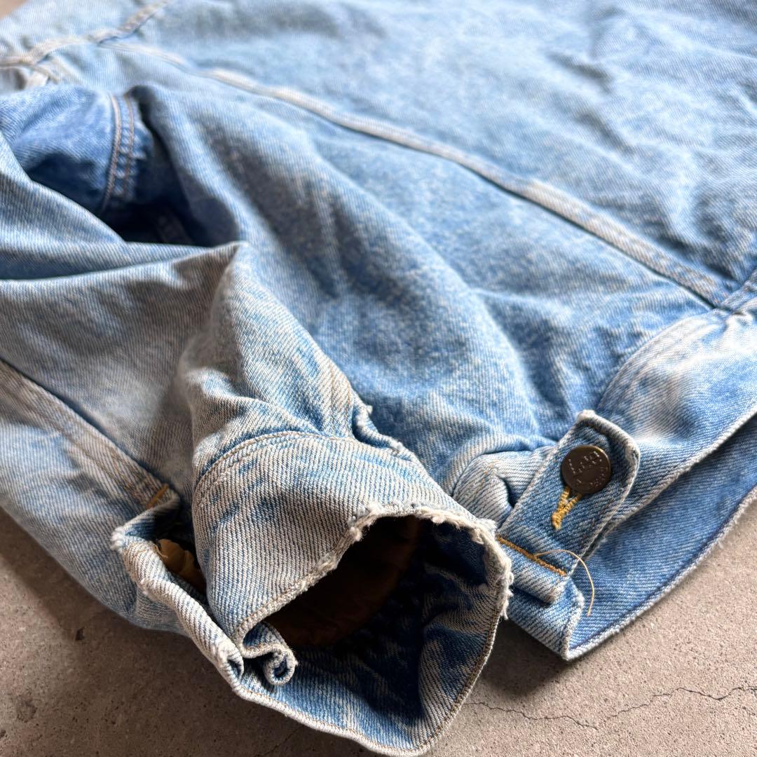 【Lee】USA製 Boa Denim Trucker Jacket XL