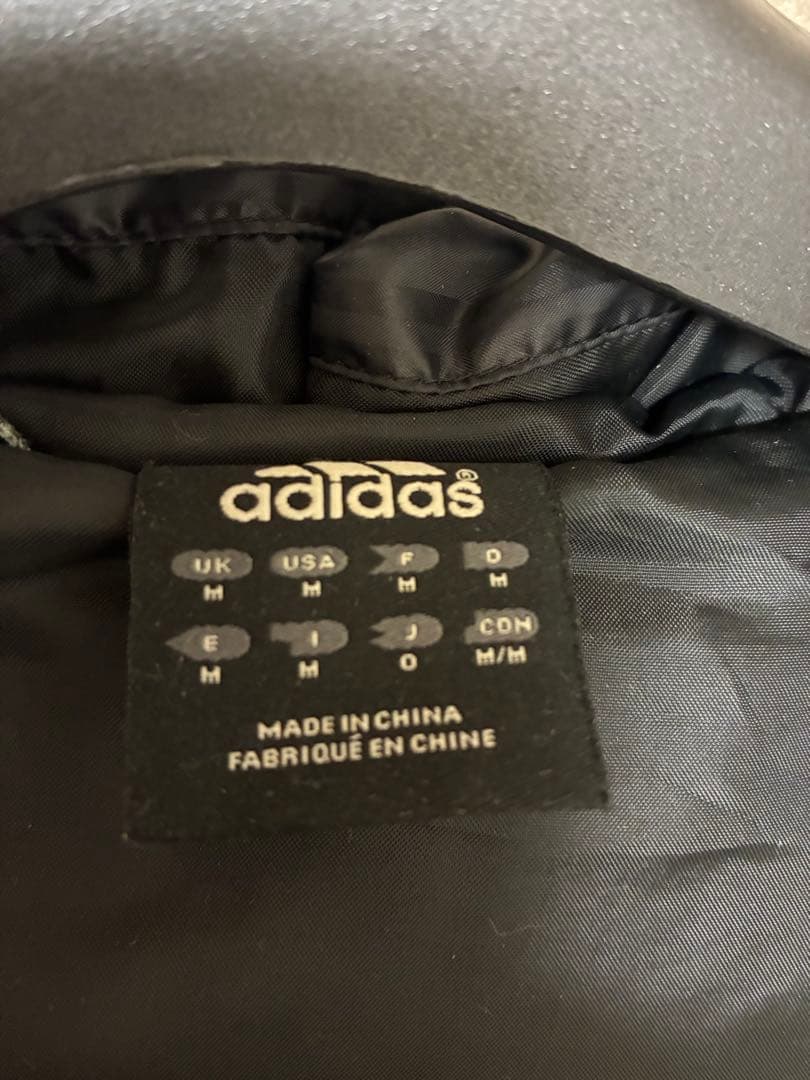 adidas ベンチコート Oサイズ ダウン入り 防寒 スポーツ 観戦 冬用