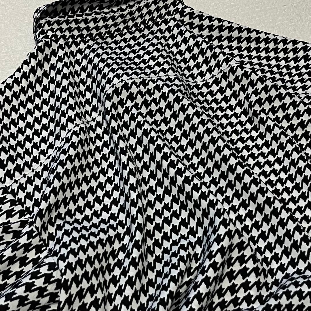 極美品 ローレンラルフローレン 千鳥格子 シャツワンピース ロング ベルト 4