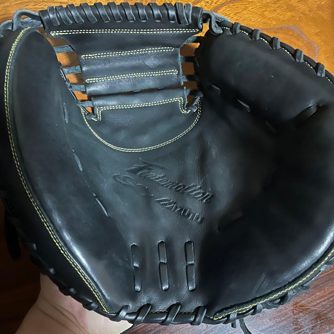 ミズノ 軟式 野球 グローブ キャッチャーミット 大人用 黒 167