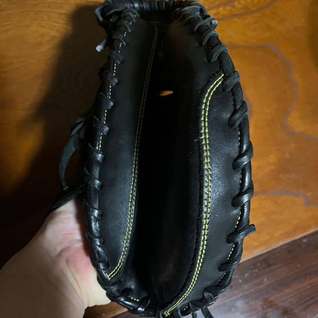 ミズノ 軟式 野球 グローブ キャッチャーミット 大人用 黒 167