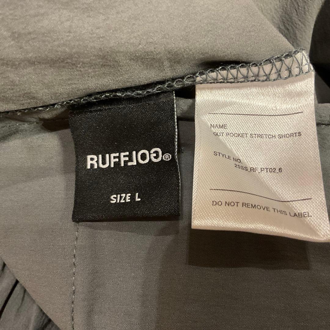 RUFFLOG OUT POCKET STRETCH SHORTSグレー　L