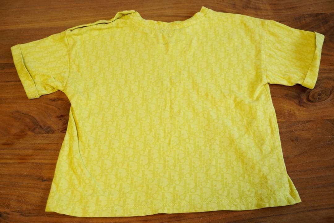 baby dior Tシャツ イエロー サイズ:18（80cm程）