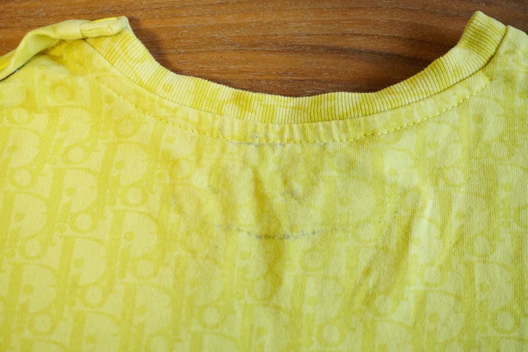 baby dior Tシャツ イエロー サイズ:18（80cm程）