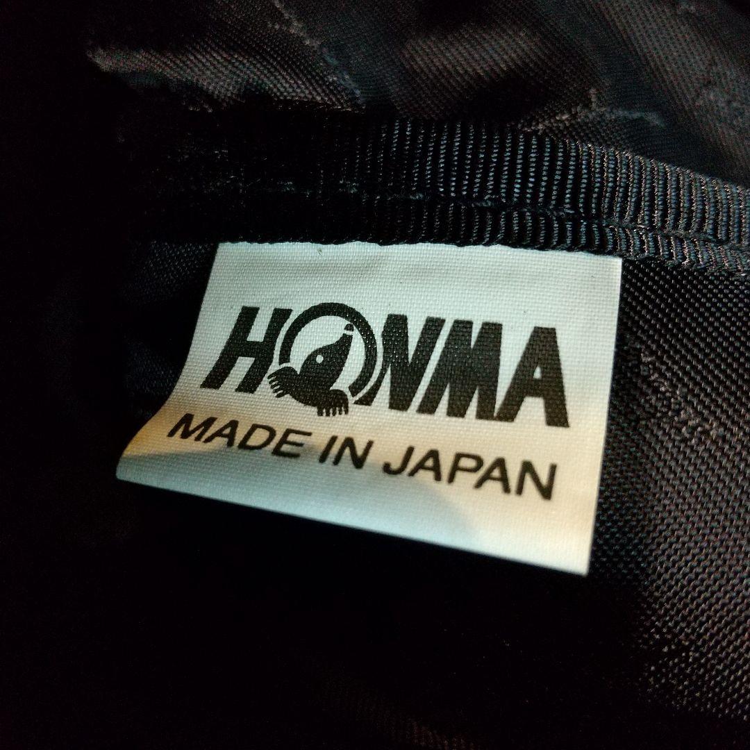 HONMA ブラックレザー ゴルフ ボストンバッグ