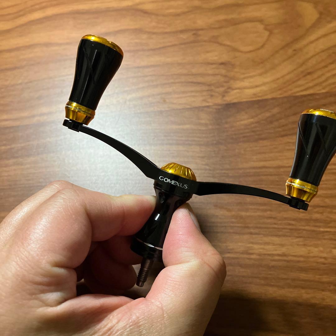 美品　シマノ用　ゴメクサス　98mm ダブルハンドル　リールスタンド　セット