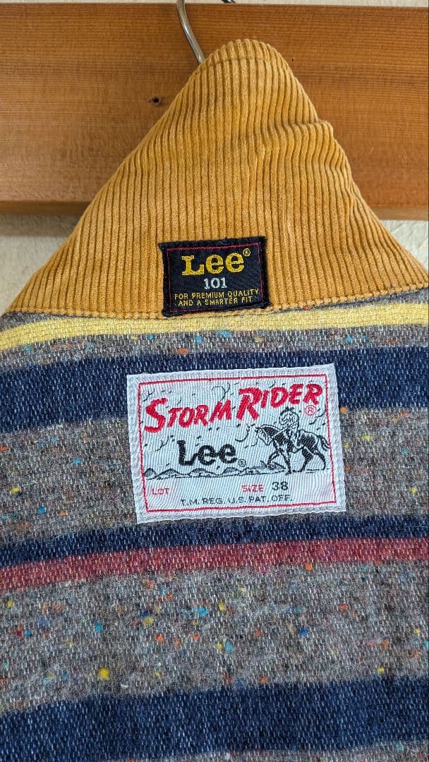 Lee ストームライダー Woolrich別注 ツイード 羊毛 M 美品