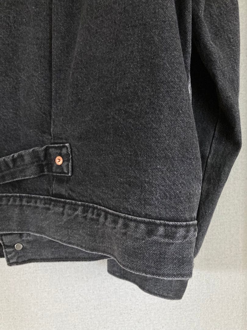 Levis リーバイス デニムジャケット ブラック STONEWASH