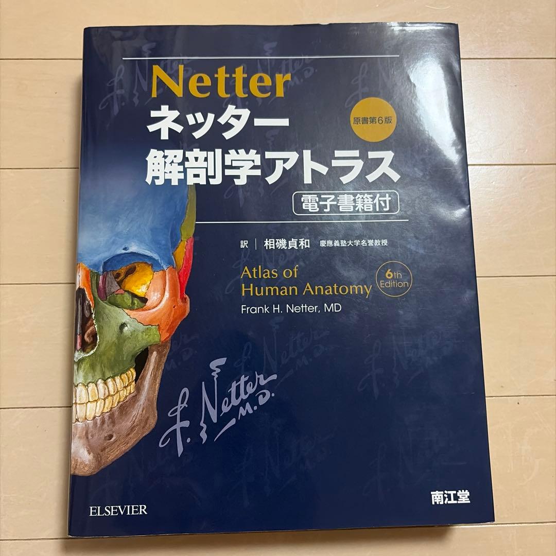 ネッター解剖学 セット版アトラス・別冊学習の手引き