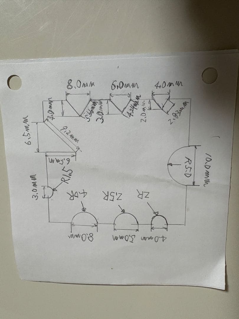 バングル打ち台　スタンプワーク打ち台　甲丸線 打ち台　V溝台　彫金工具　R溝台
