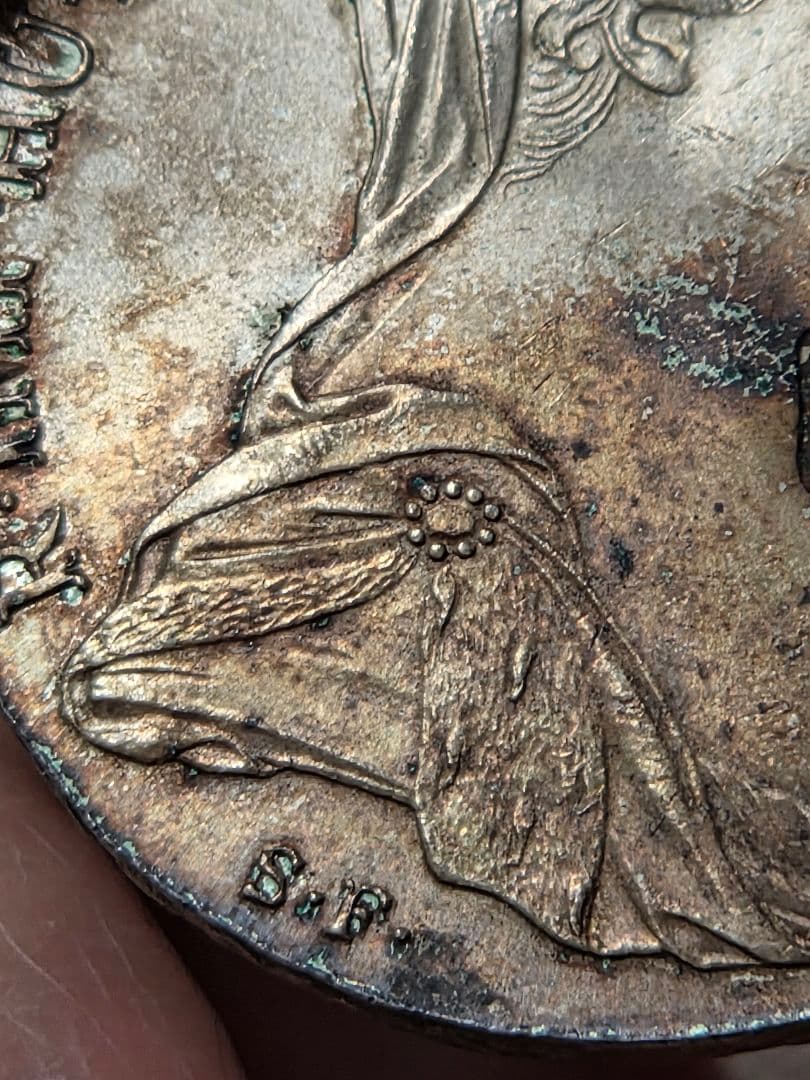 オーストリア共和国　マリアテレジア　1ターレル銀貨 再鋳貨　1780