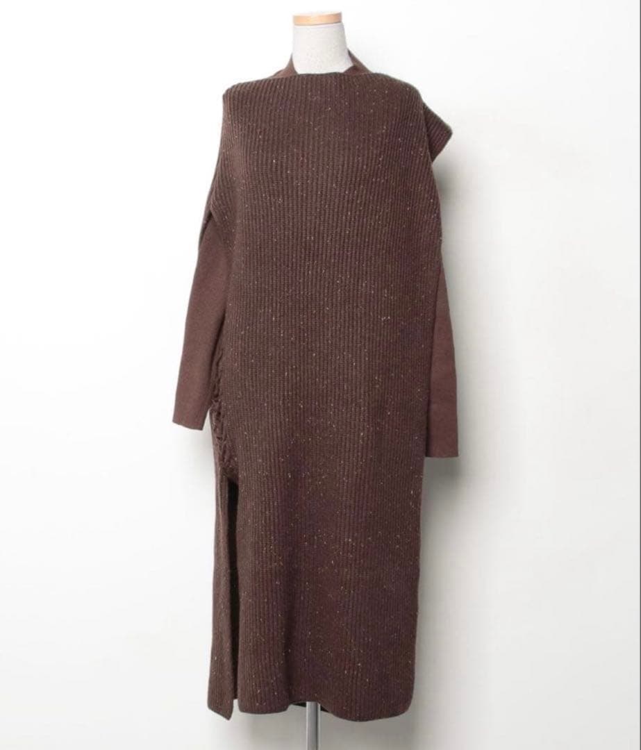 【新品未使用】AMERI 4way muffler layered knit