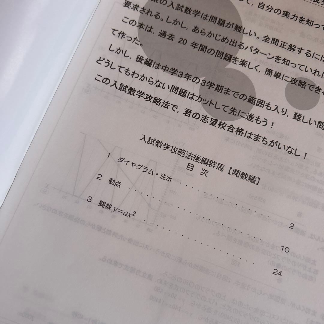 入試各教科の攻略法　　高校受験