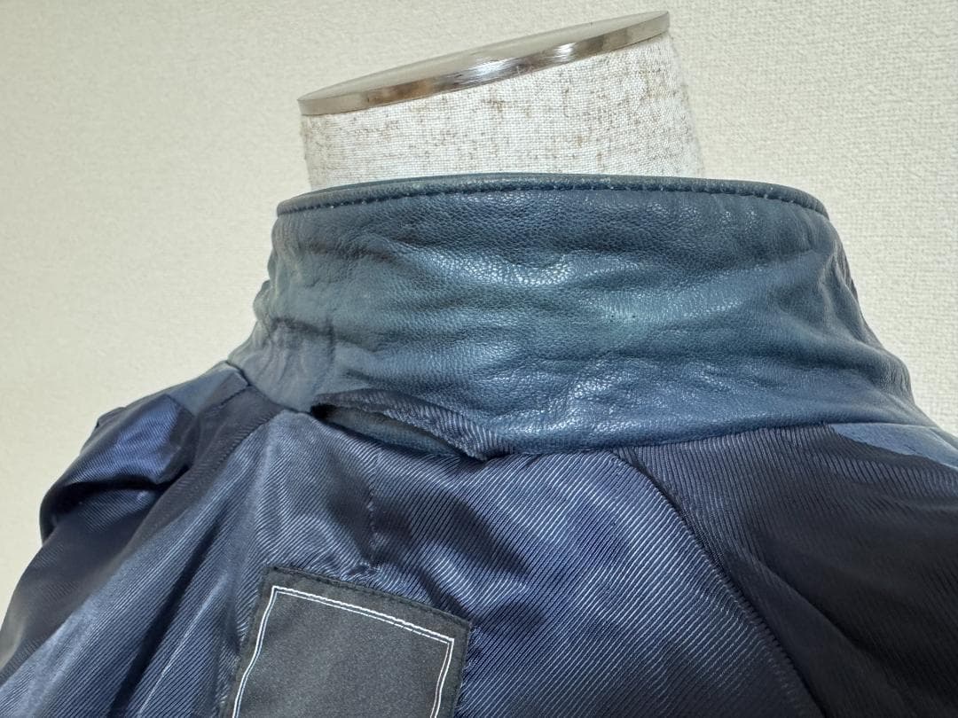 【美品】TÊTE HOMME テットオム革ジャン メンズレザーライダース