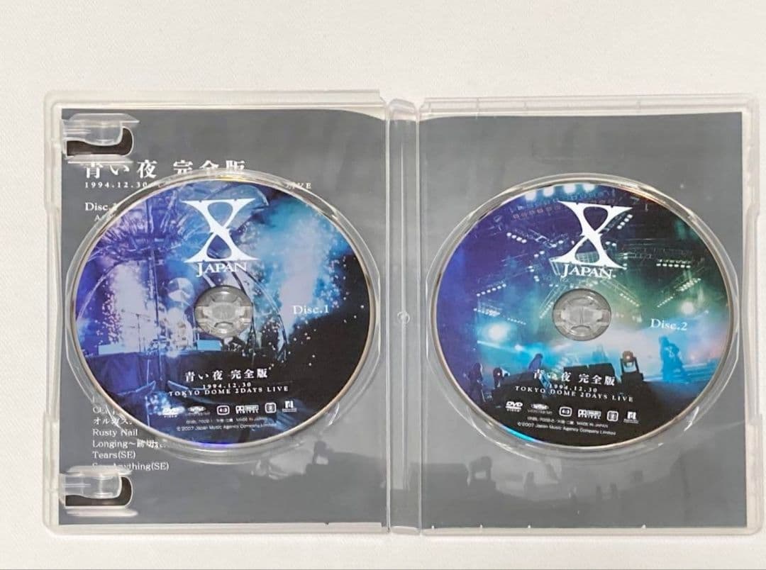XJAPAN 青い夜 白い夜 完全版 DVD-BOX 初回限定版