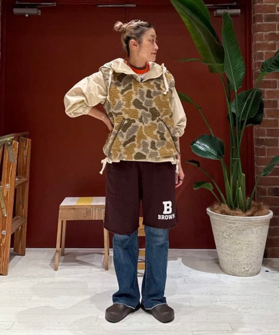 BEAMS BOY ジャガード ボアプルオーバー