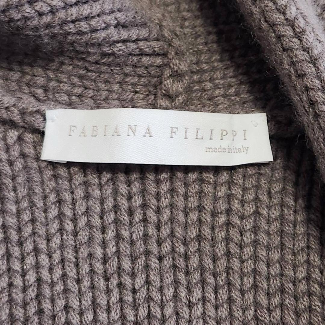 ファビアナフィリッピ ロングジレ モニーレ レディースL カシミヤシルク 美品