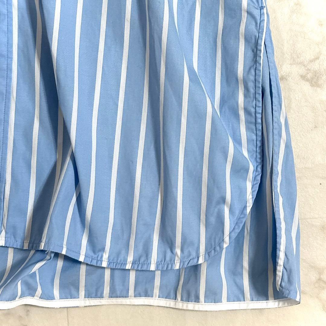 ciaobella様☆ティッカ スクエアビッグスシャツワンピース ストライプ