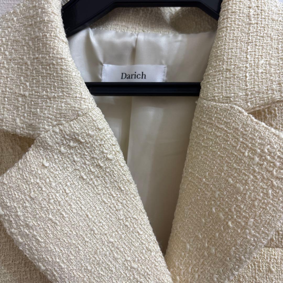 Darich Vernal Tweed コンパクトジャケット イエロー S