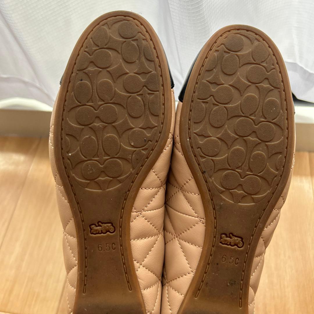 【美品】coach バレーシューズ　バイカラー