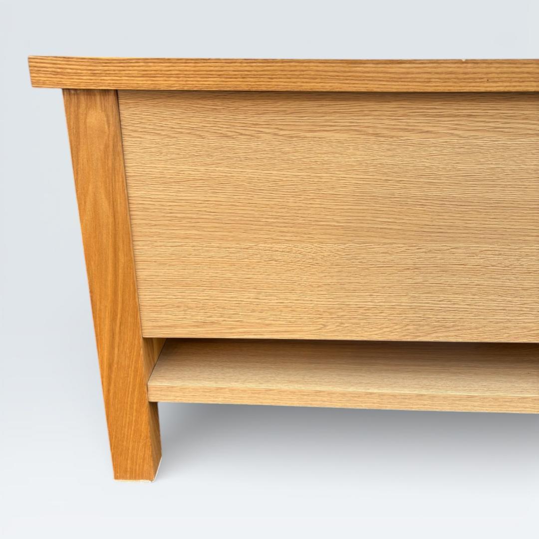 【訳アリ】無印良品 木製AVラック・大 ナチュラル テレビ台 幅108.5cm
