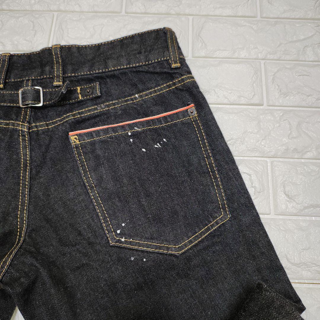 Dsquared2 ブラックデニム ペイント加工46サイズ