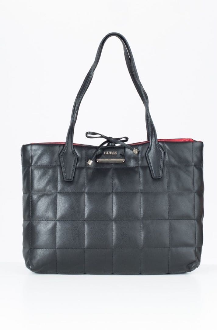 新品 タグ付き GUESS リバーシブル ショルダー バック 黒と赤