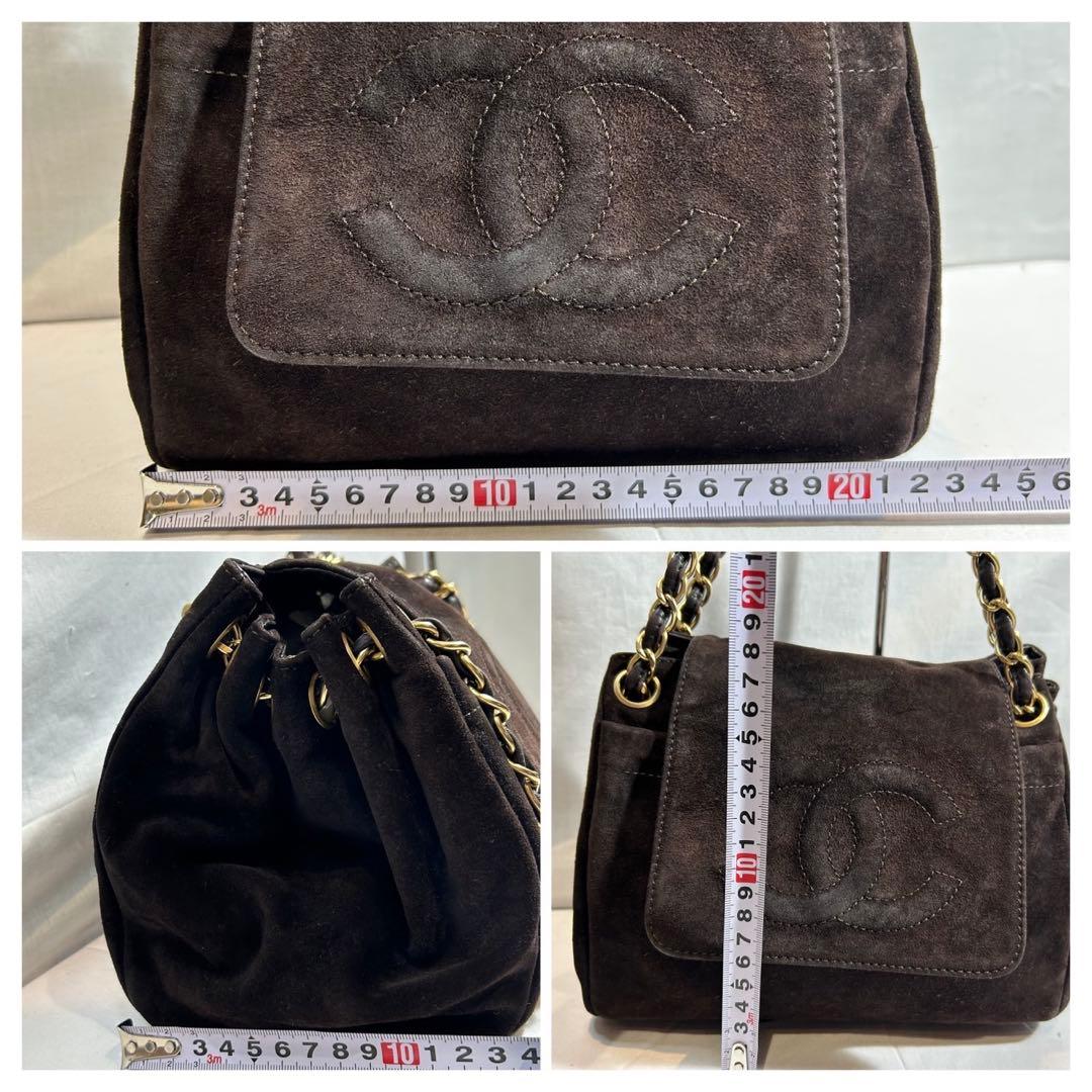 CHANEL シャネル CHANEL スエード チェーンショルダーバッグ