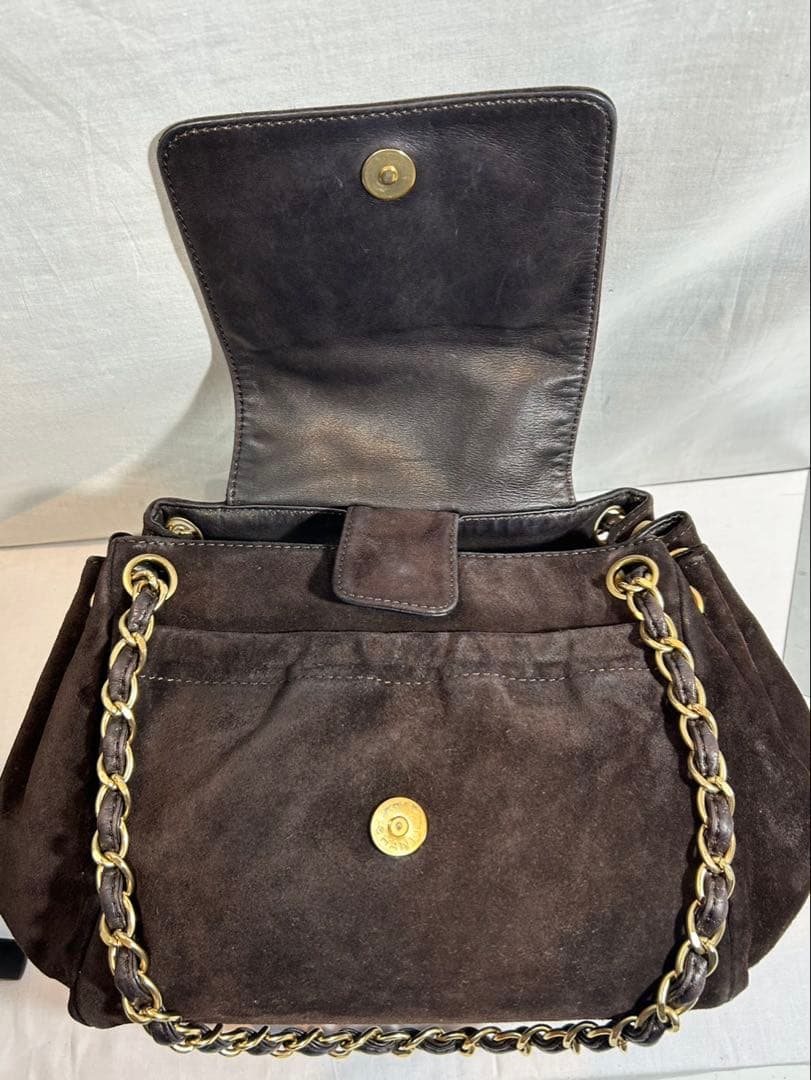 CHANEL シャネル CHANEL スエード チェーンショルダーバッグ
