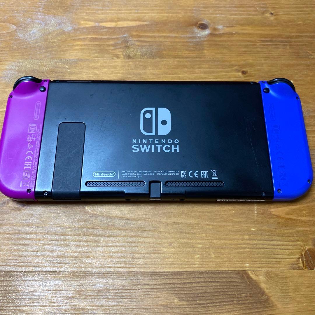 【値下げ】限定青紫Nintendo Switch。全付属品、SanDirkSD付