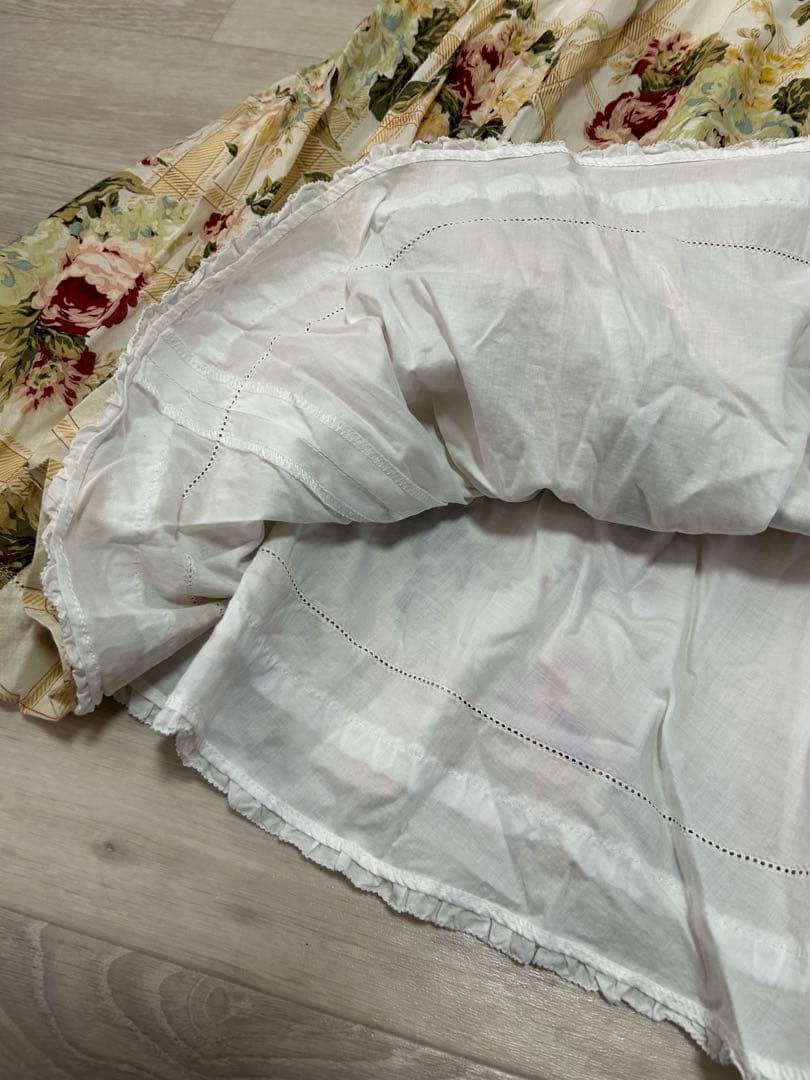 INGEBORG インゲボルグ 花柄ノースリーブワンピース