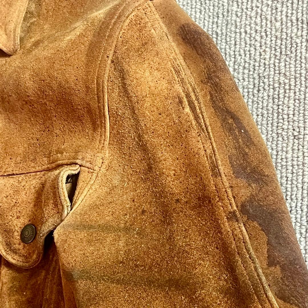 【希少／ダメージあり】Levi's 3rd 70505 スウェード BIGE