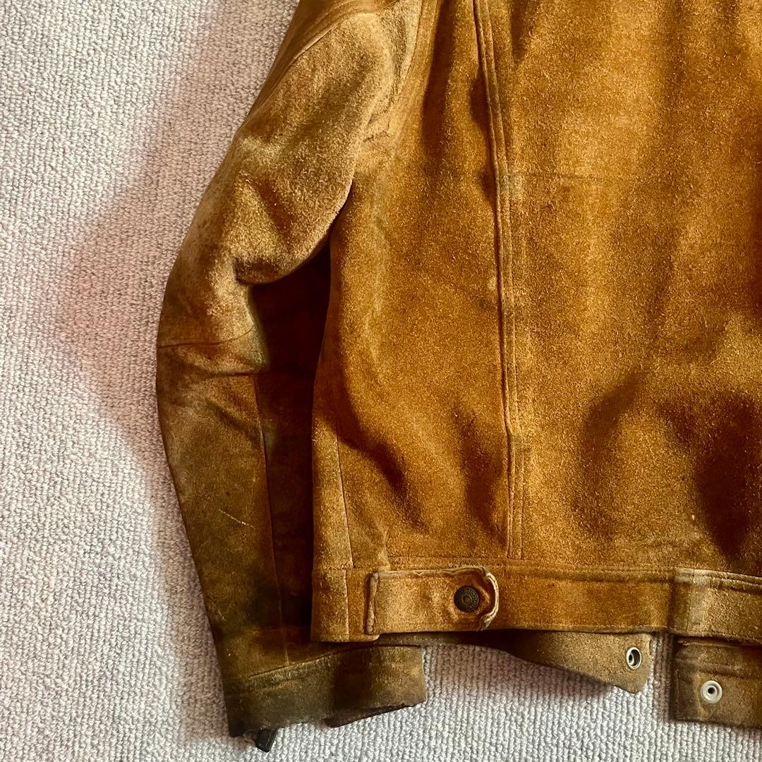 【希少／ダメージあり】Levi's 3rd 70505 スウェード BIGE