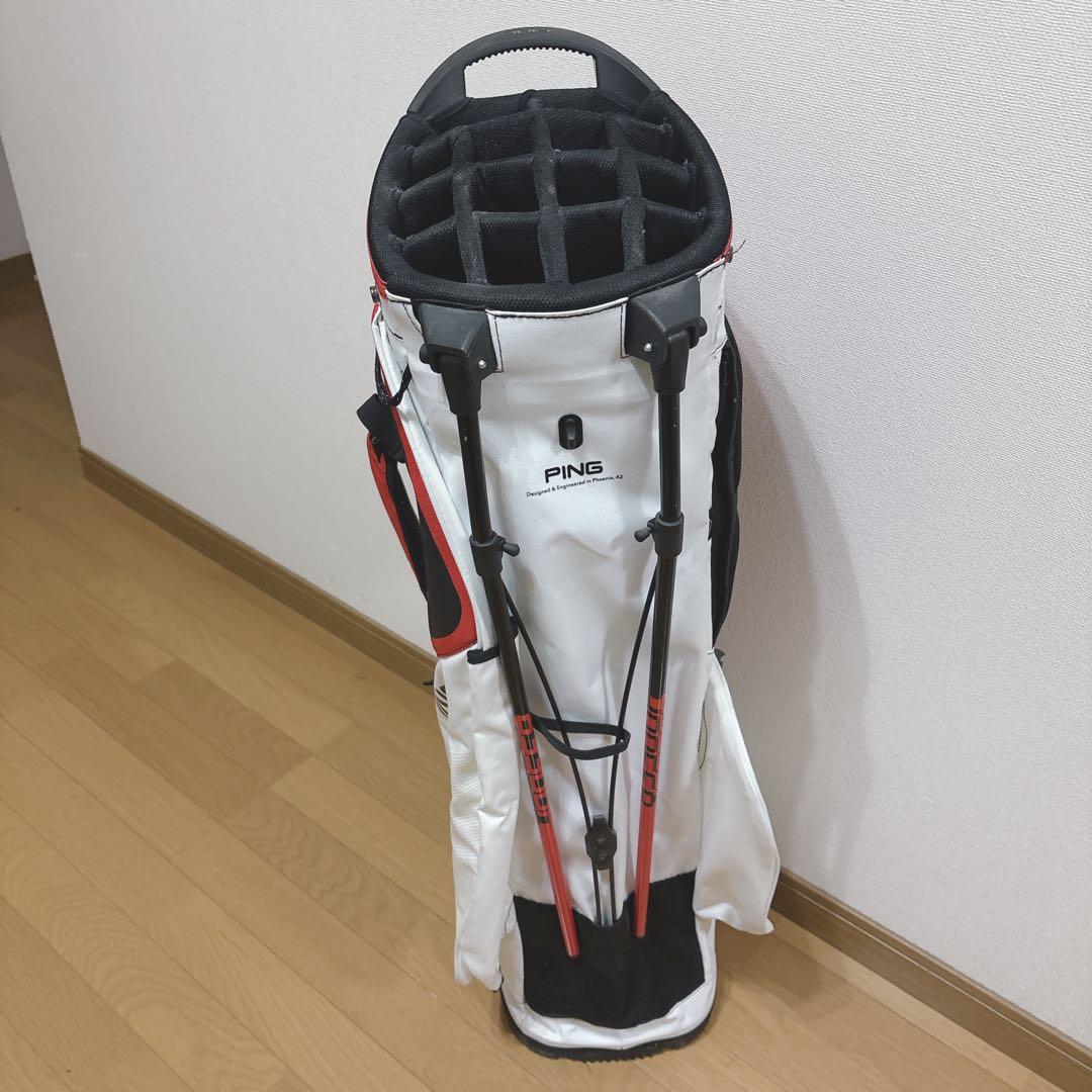 K484 PING スタンドキャディバッグ 14分割 フード無し
