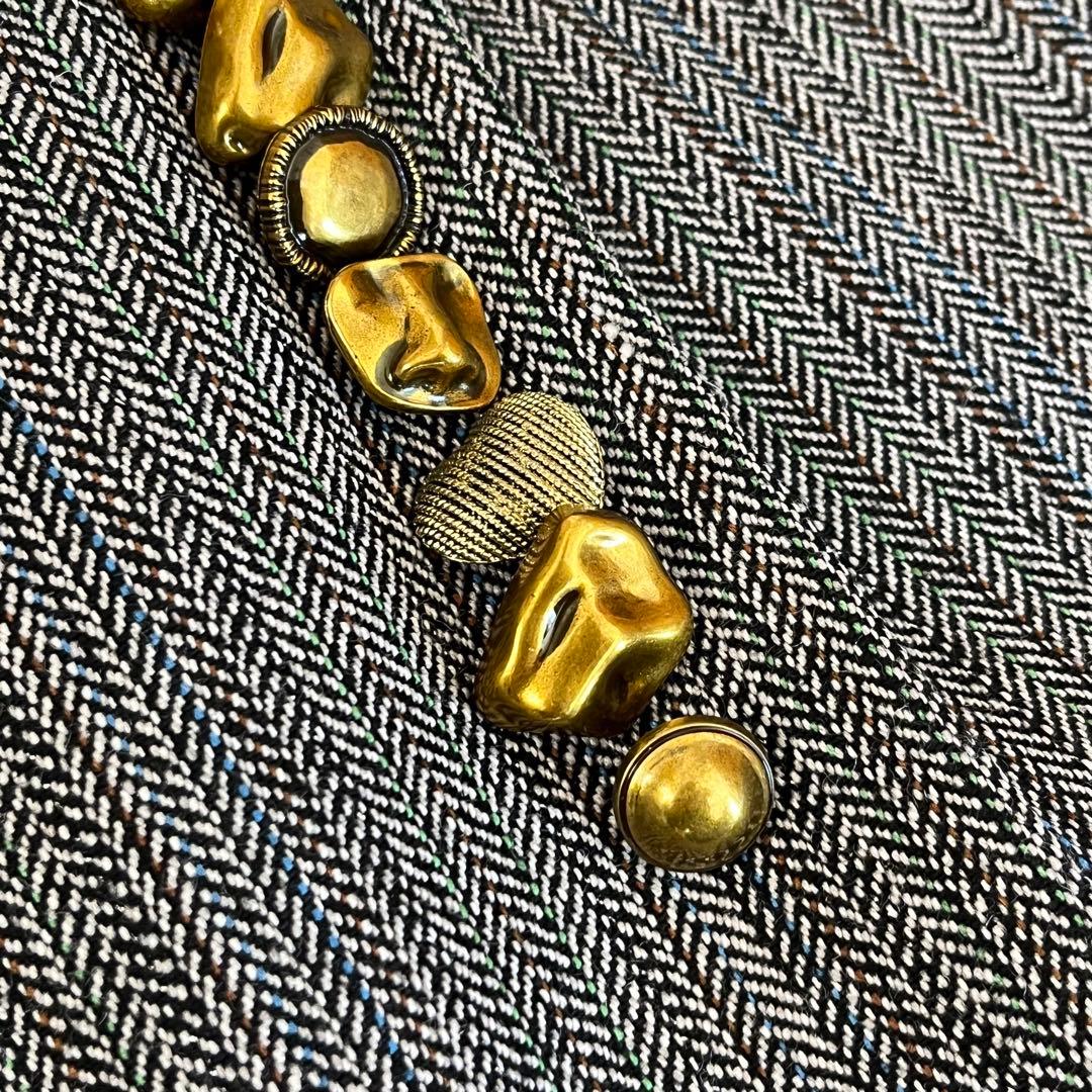 美品 Ameri UND MANY MOTIF BUTTON VEST アメリ