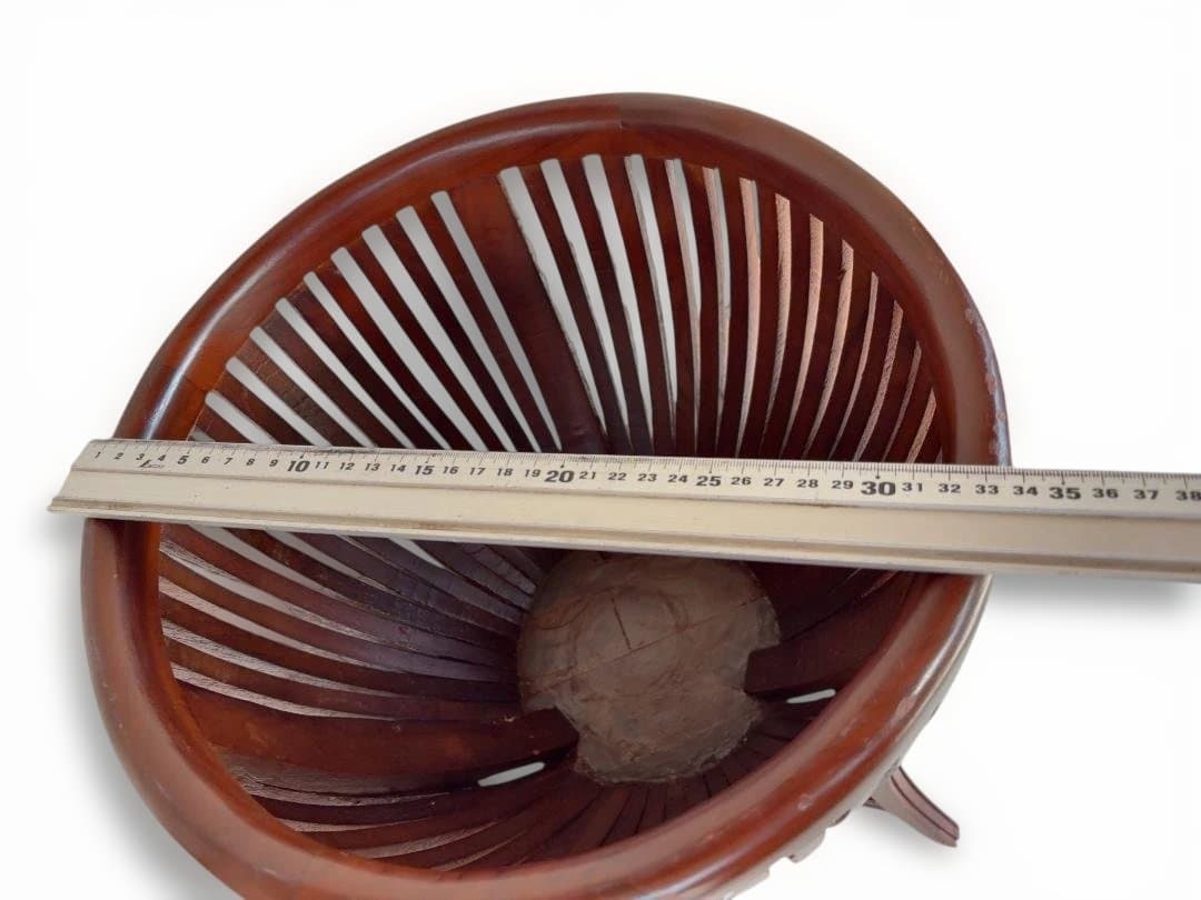 花台 木製 フラワースタンド フラワーポット ラック 丸型 　b063