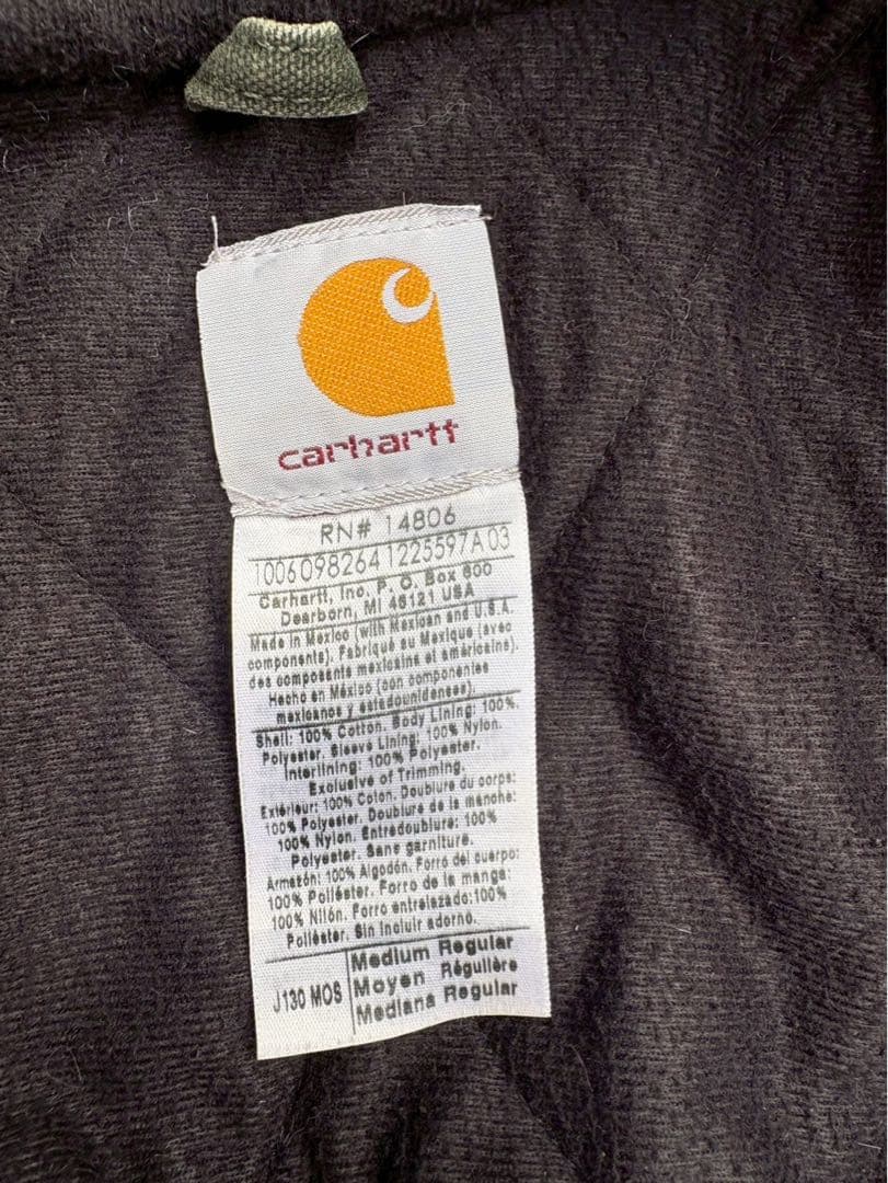 Carhartt フード付きジャケット オリーブグリーン