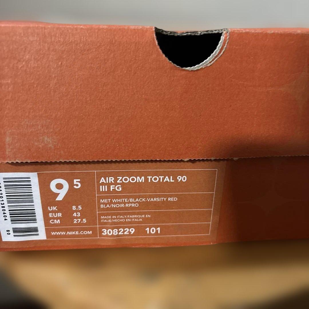 希少00s トータル90 FG！新品未使用！箱付き！イタリア製サッカースパイク