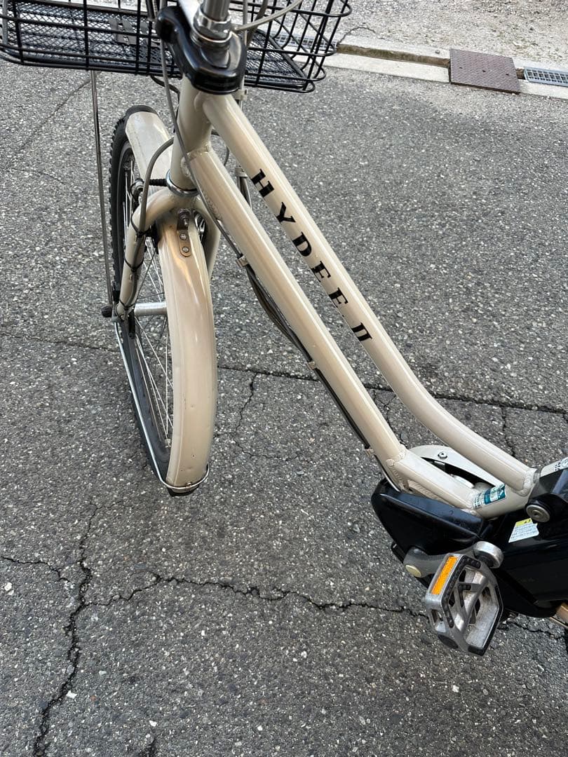 電動自転車　ブリヂストンhydee2 人気な車種　子供乗せシート付き　お買い得品